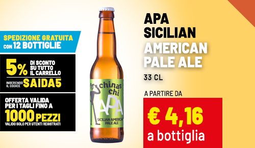Birra Apa Sicilian American Pale Ale 33cl
