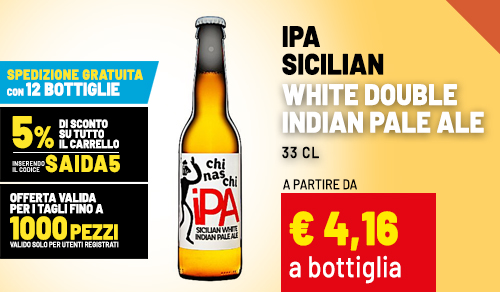 Birra Ipa Sicilian White Double Indian Pale Ale 33cl