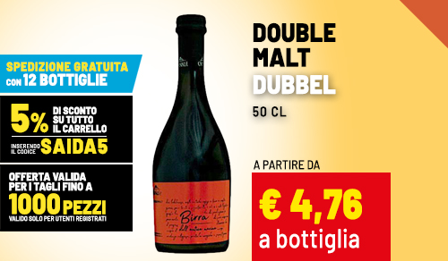 Birra Double Malt Dubbel 50cl
