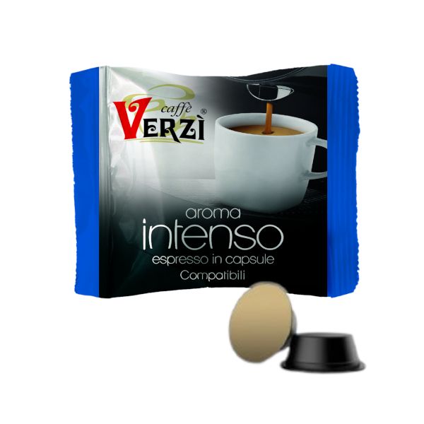 80 Capsule Caffè Verzì miscela intenso | Compatibili Lavazza Firma e Vitha  Group