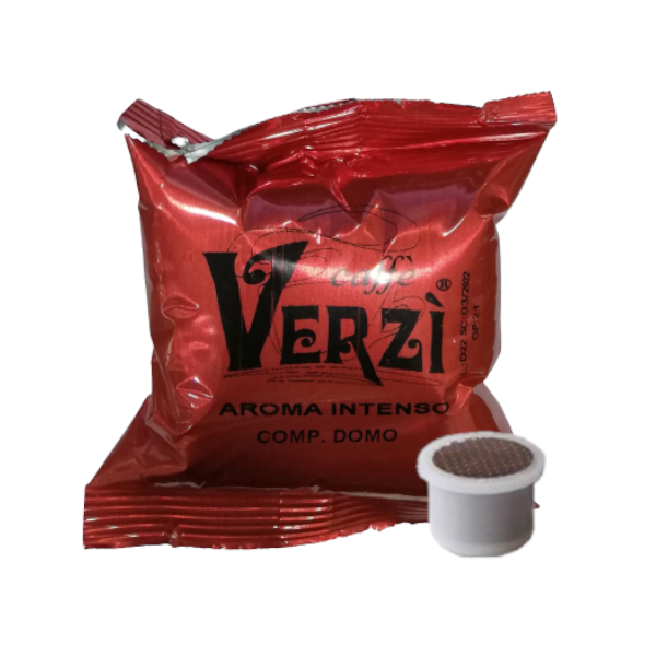 100 Capsule Caffè Verzì miscela intenso | Compatibili Domo e Cuore Espresso