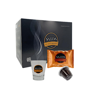 Capsule Compatibile Nespresso, Saida Caffè, Miscela Orange Crema