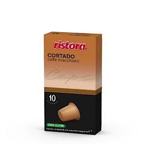 N 10 capsule di caffe macchiato Cortado compatibili Nespresso