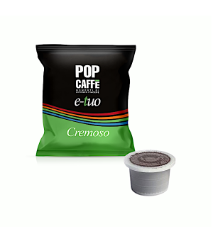 CAPSULE POP CAFFÈ E-TUO CREMOSO COMPATIBILI CON MACCHINE FIOR FIORE COOP