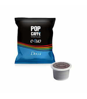 CAPSULE POP CAFFÈ E-TUO DECA COMPATIBILI CON MACCHINE FIOR FIORE COOP PRODOTTE FINO A LUGLIO 2020