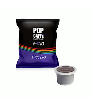 CAPSULE POP CAFFÈ E-TUO DECISO COMPATIBILI CON MACCHINE FIOR FIORE COOP