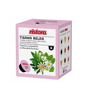 N 10 capsule Tisana relax Ristora  compatibili Nescaf Dolce gusto